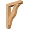 Ekena Millwork Funston Craftsman Smooth Bracket w/ Offset Brace, Western Red Cedar, 7 1/2"W x 36"D x 48"H BKT0806X36X48FST04SWR - alternate 1